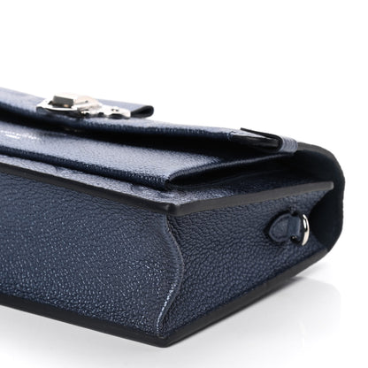 Louis Vuitton Metalli Empreinte Monogram Vavin Chain Wallet Navy Nacre 9 of 11