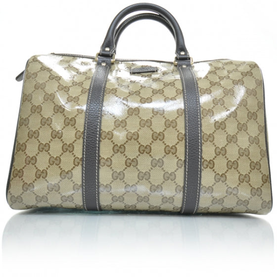Crystal Monogram Dollar Calfskin Medium Joy Boston Beige Ebony Testa di Moro