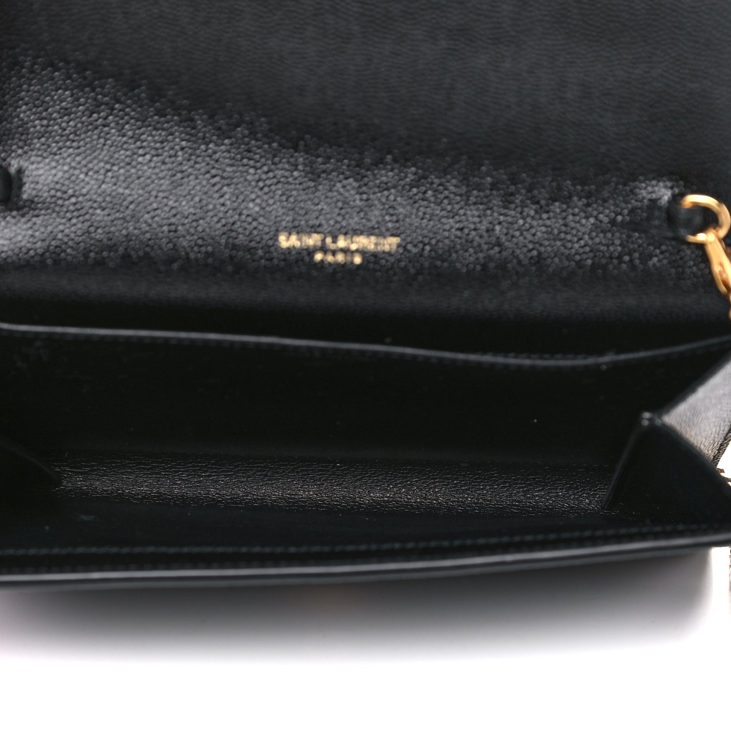 Grain De Poudre Uptown Chain Wallet Black