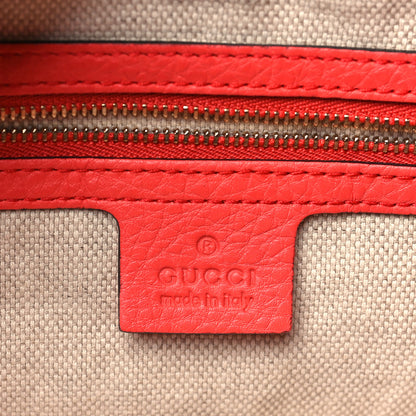 Gucci Pebbled Calfskin Medium Soho Chain Shoulder Bag Begonia Pink 6 of 10
