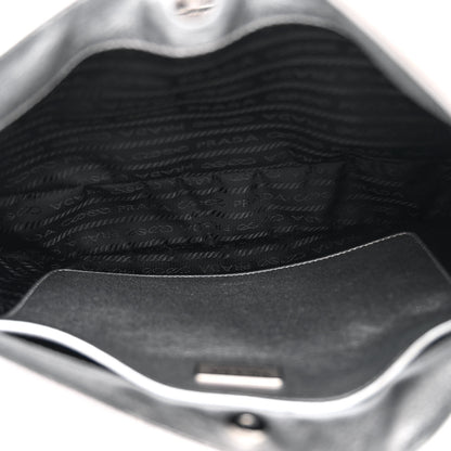 Prada Spazzolato Cleo Shoulder Bag Argento 5 of 11