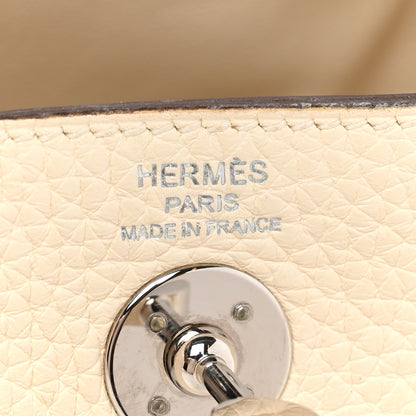 Hermes Taurillon Clemence Mini Lindy 20 Nata 6 of 19
