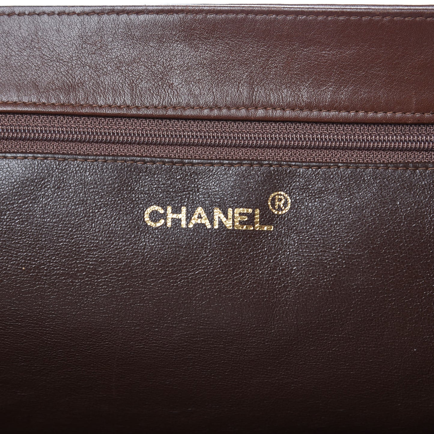 Lambskin CC Tote Brown