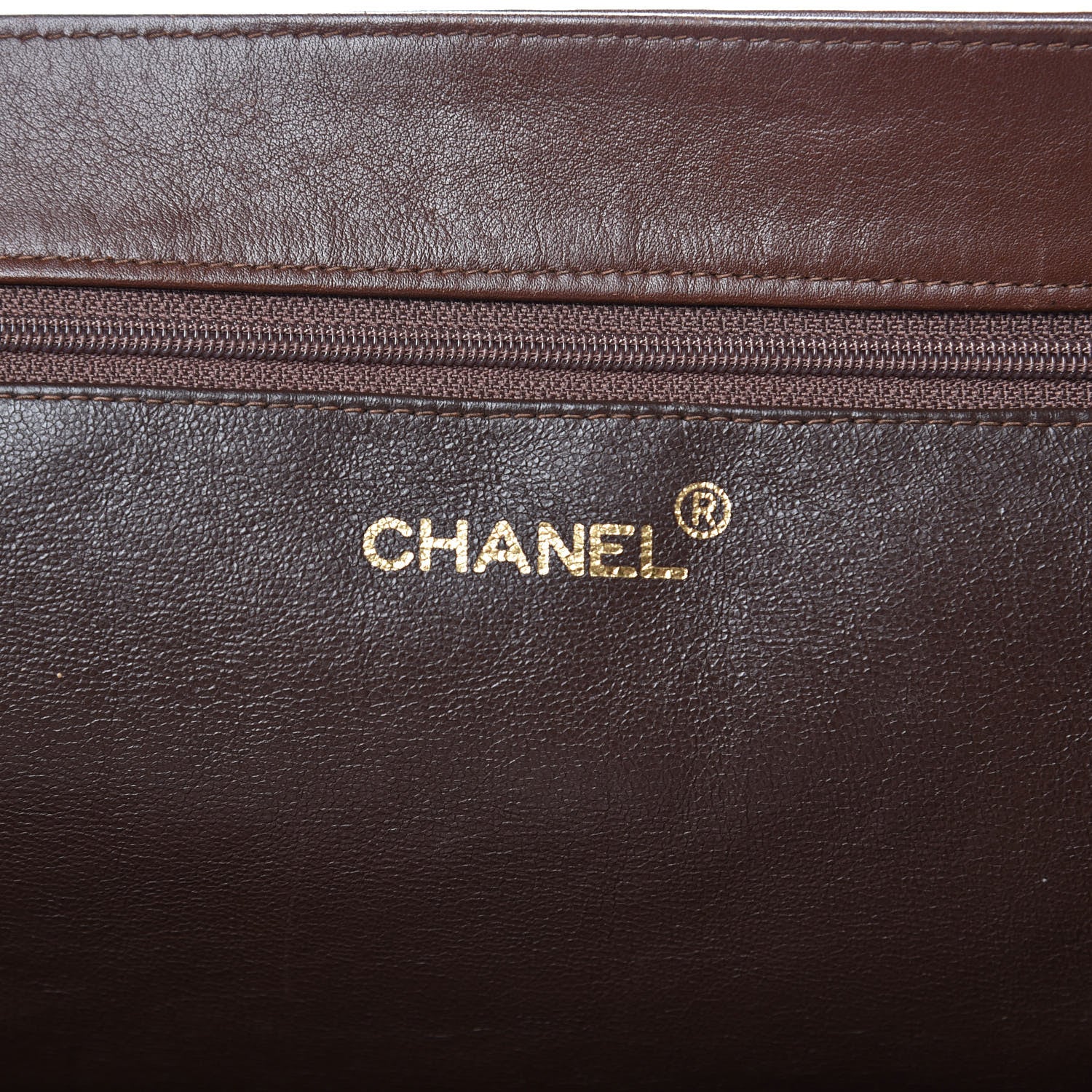Chanel Lambskin CC Tote Brown 8 of 15