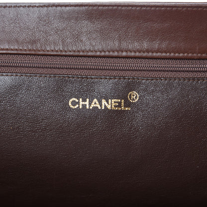 Chanel Lambskin CC Tote Brown 8 of 15