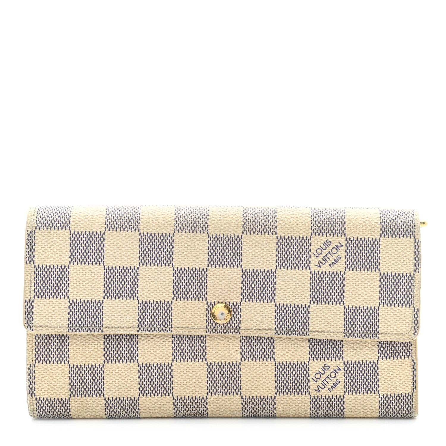 Louis Vuitton Damier Azur Sarah Wallet 1 of 10