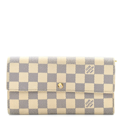 Louis Vuitton Damier Azur Sarah Wallet 1 of 10