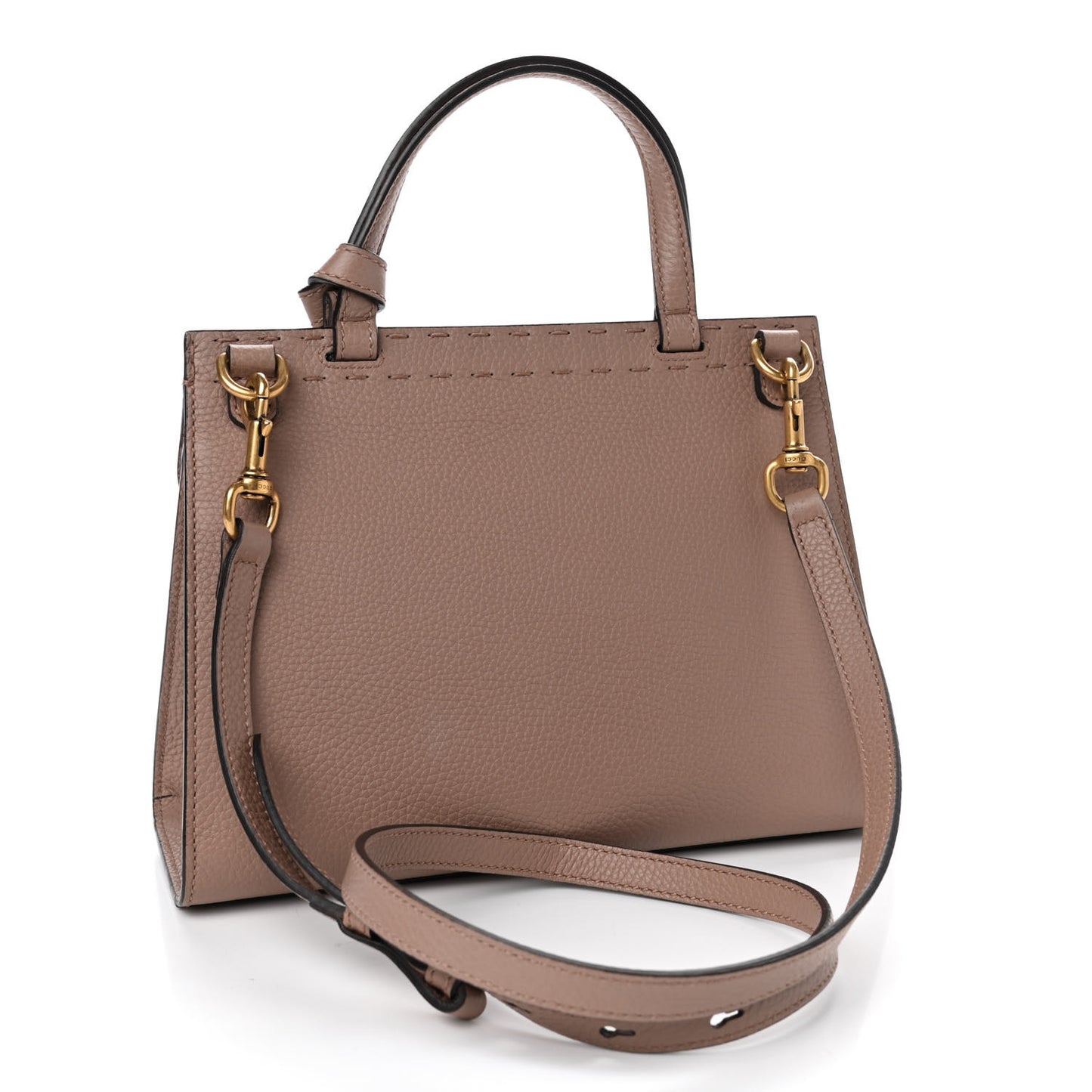 Calfskin Mini Pearly GG Marmont Top Handle Bag Porcelain Rose
