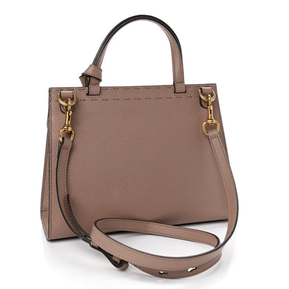 Gucci Calfskin Mini Pearly GG Marmont Top Handle Bag Porcelain Rose 2 of 5