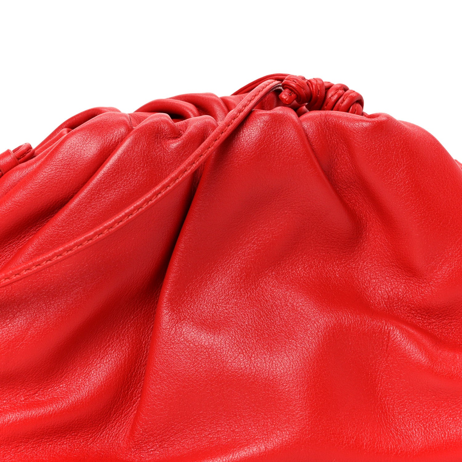Bottega Veneta Butter Calfskin The Mini Pouch Red 1868207