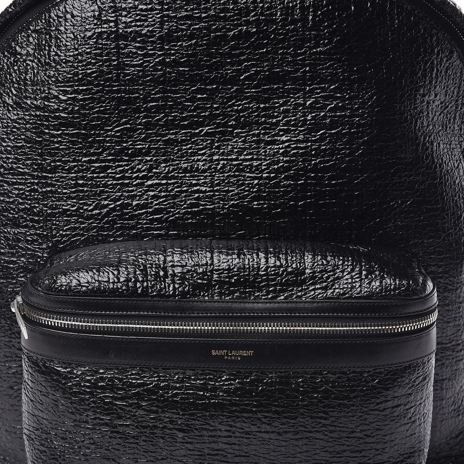 Saint Laurent Coated Canvas Hunting Backpack Black 20 of 20