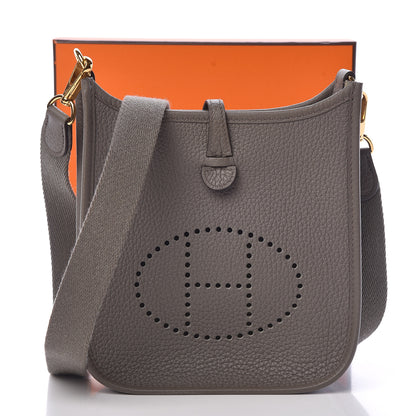 Hermes Taurillon Clemence Evelyne TPM Etain 12 of 12