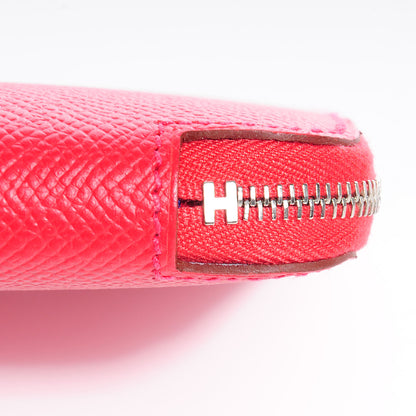 Hermes Epsom Silk'in Wallet Bougainvillea 14 of 14