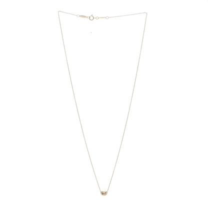 Tiffany 18K Yellow Gold 6.5mm Elsa Peretti Bean Pendant Necklace 2 of 4