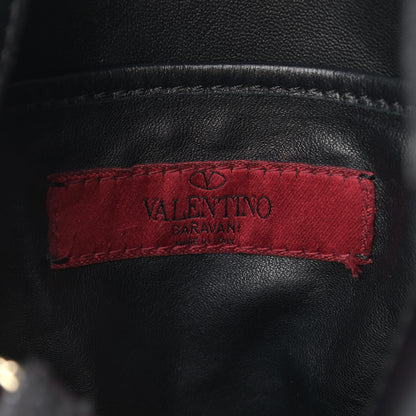 Valentino Garavani Vitello Rockstud Bucket Bag Black 5 of 17