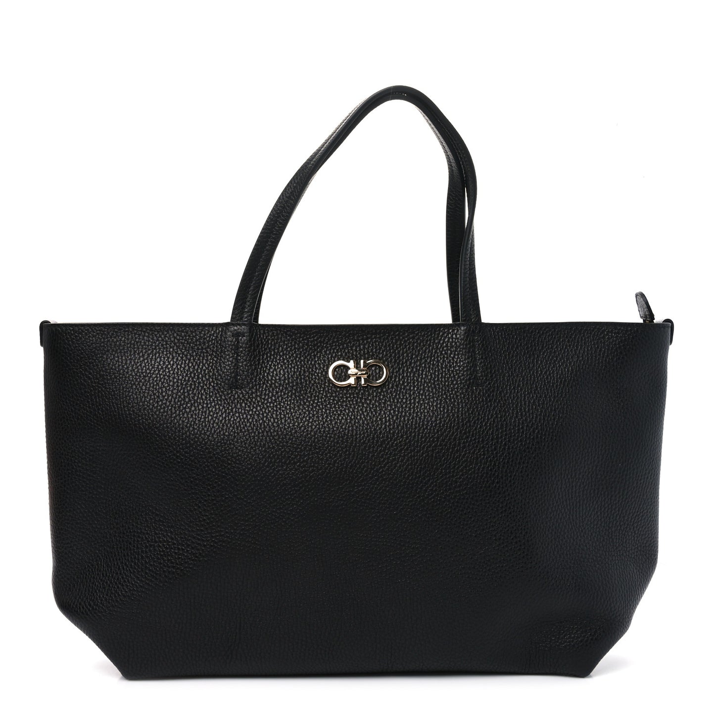 Calfskin Medium Tote Black