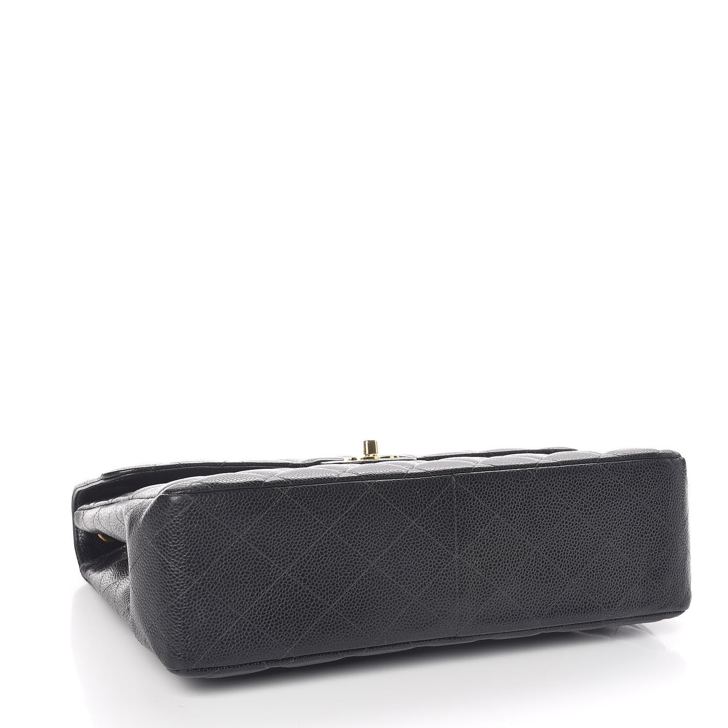 Chanel Caviar Quilted Jumbo Single Flap Black 4 of 12