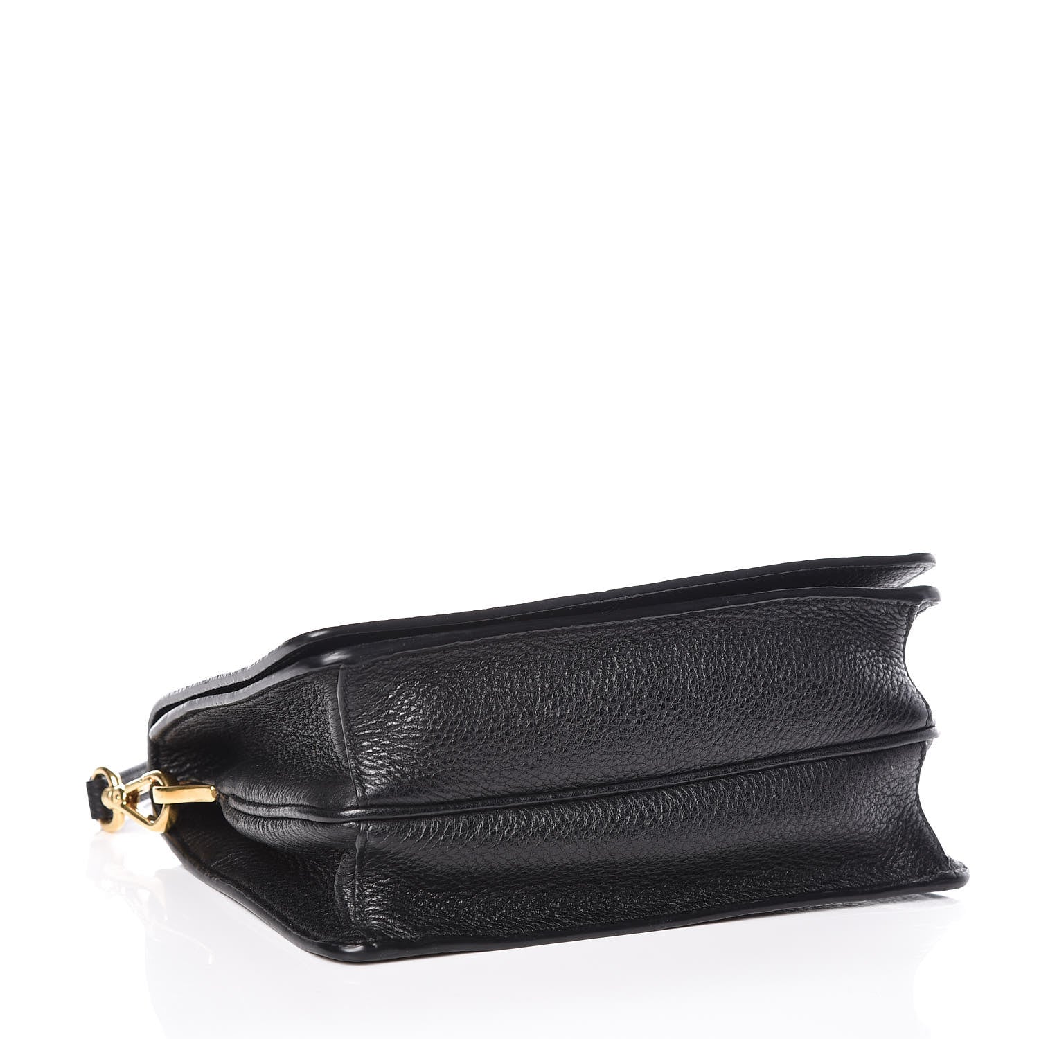 Prada Vitello Daino Flap Crossbody Black 4 of 9