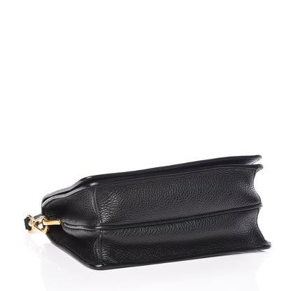 Prada Vitello Daino Flap Crossbody Black 4 of 9