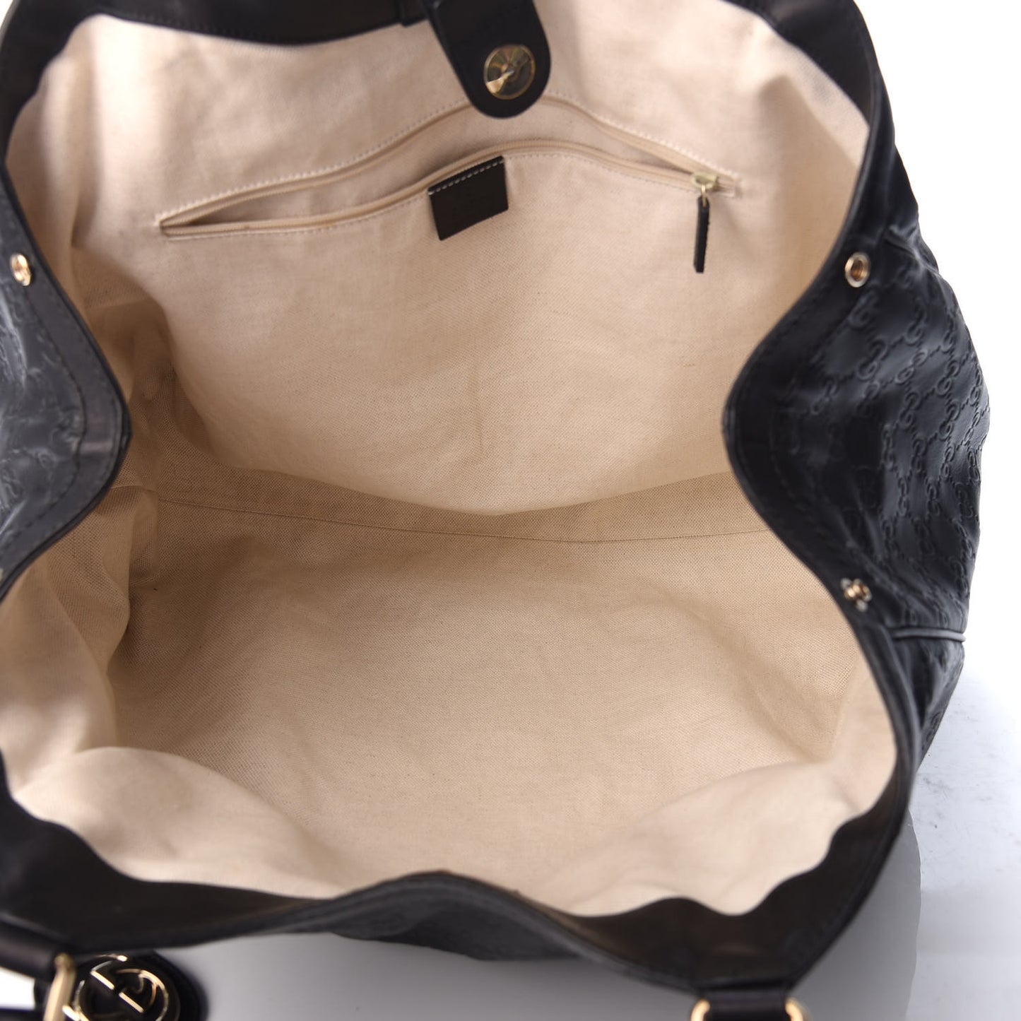 Guccissima Large Sukey Tote Black