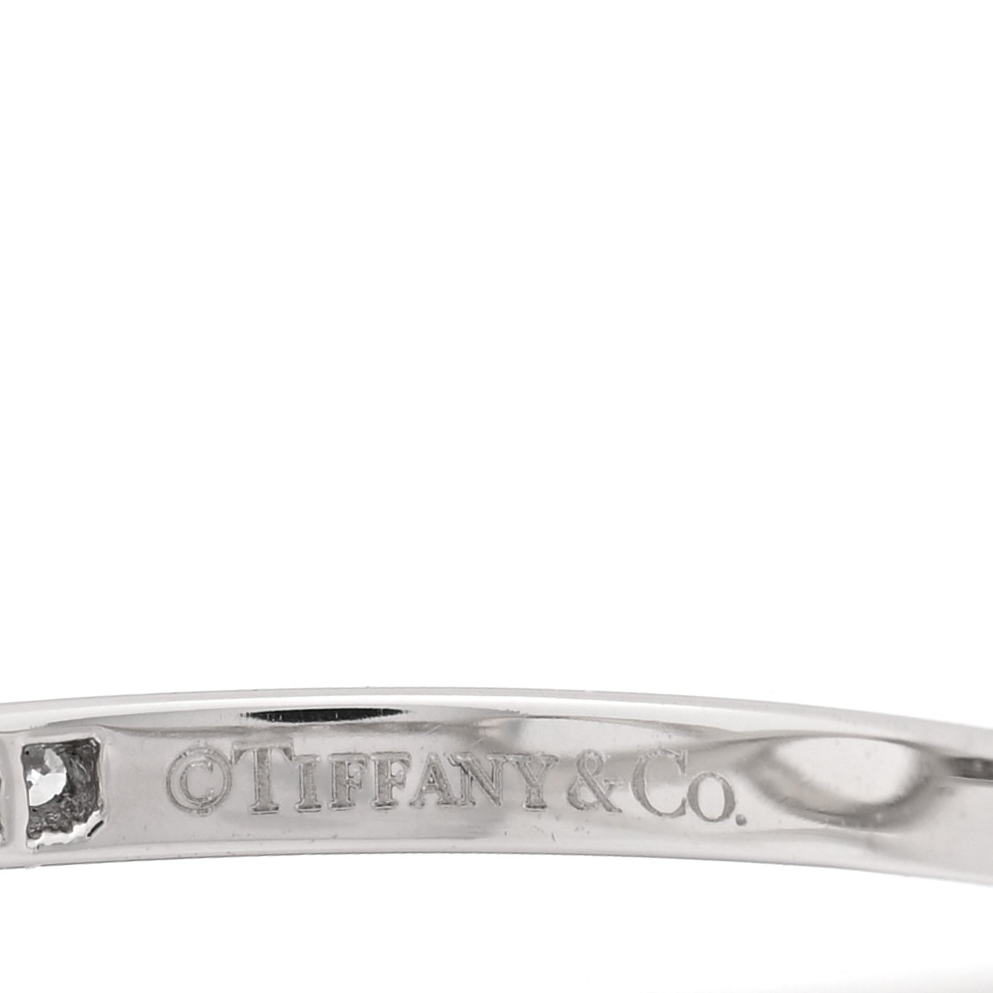Platinum Diamond Infinity Ring 54 6.75