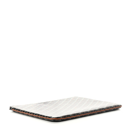 Goyard Goyardine Senat Pochette MM Black Gold 4 of 9