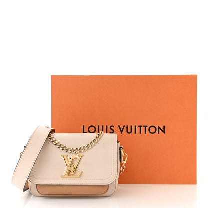 Louis Vuitton Grained Calfskin Lockme Tender Quartz 13 of 13