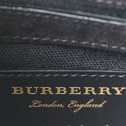Burberry Derby Calfskin House Check Small Macken Crossbody Bag Ink Blue 6 of 11