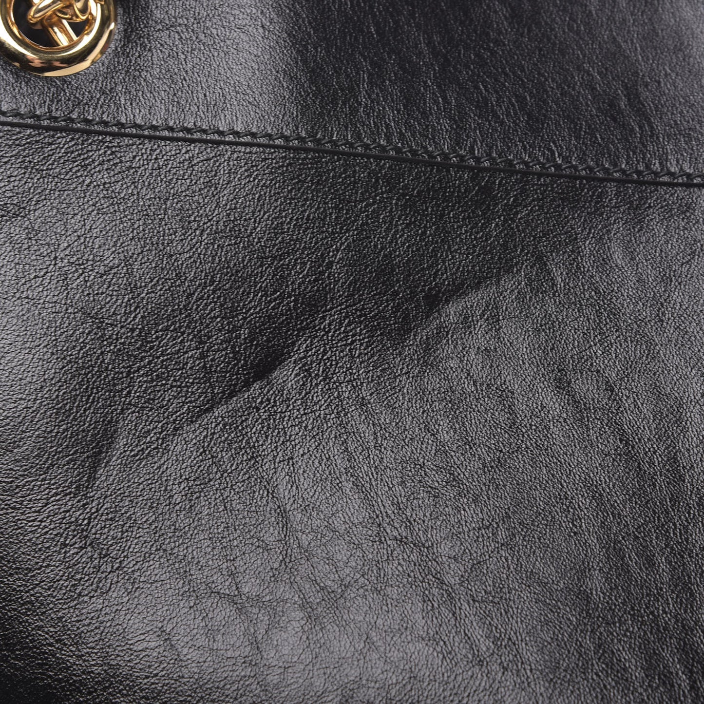 Calfskin Maxi Rajah Chain Tote Black