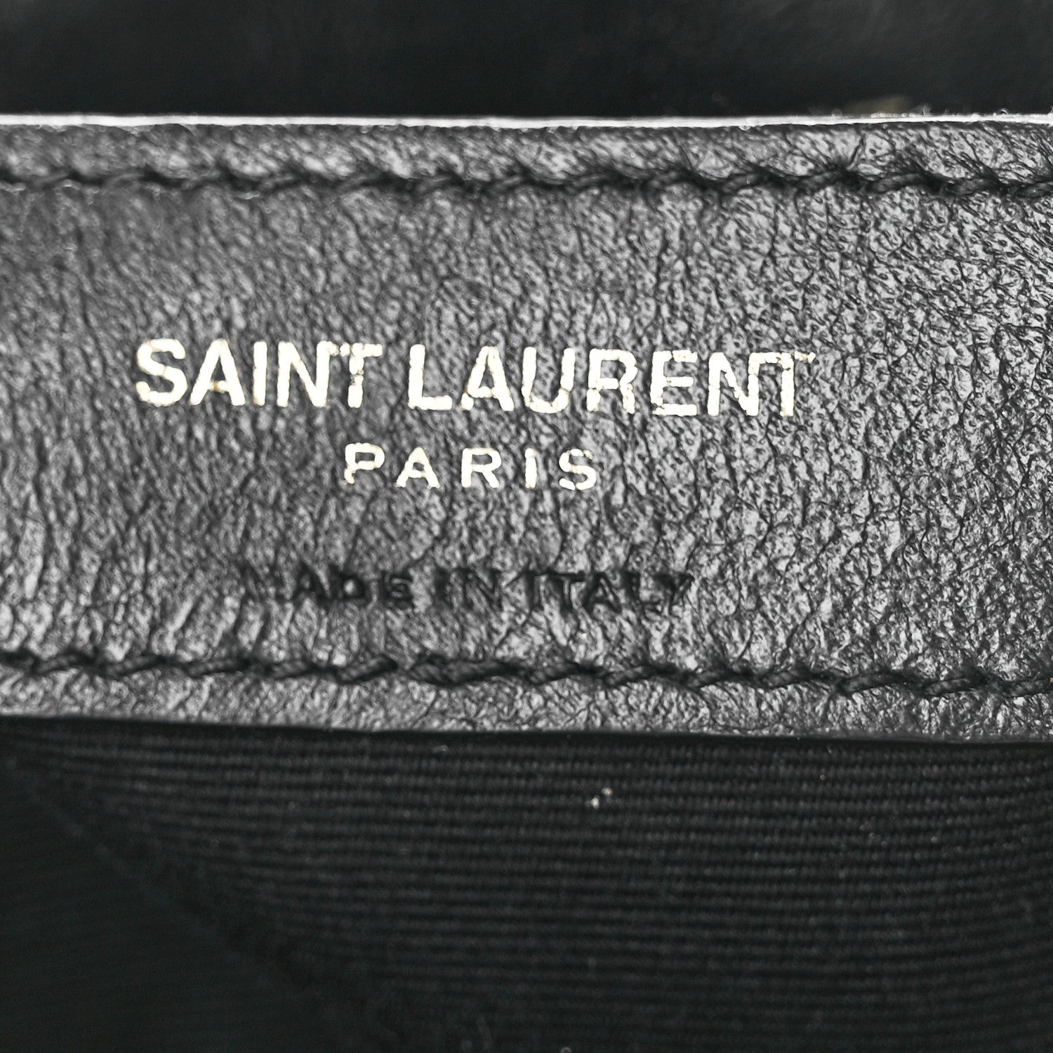 Saint Laurent Calfskin Y Quilted Monogram Medium Loulou Chain Satchel Black 5 of 10