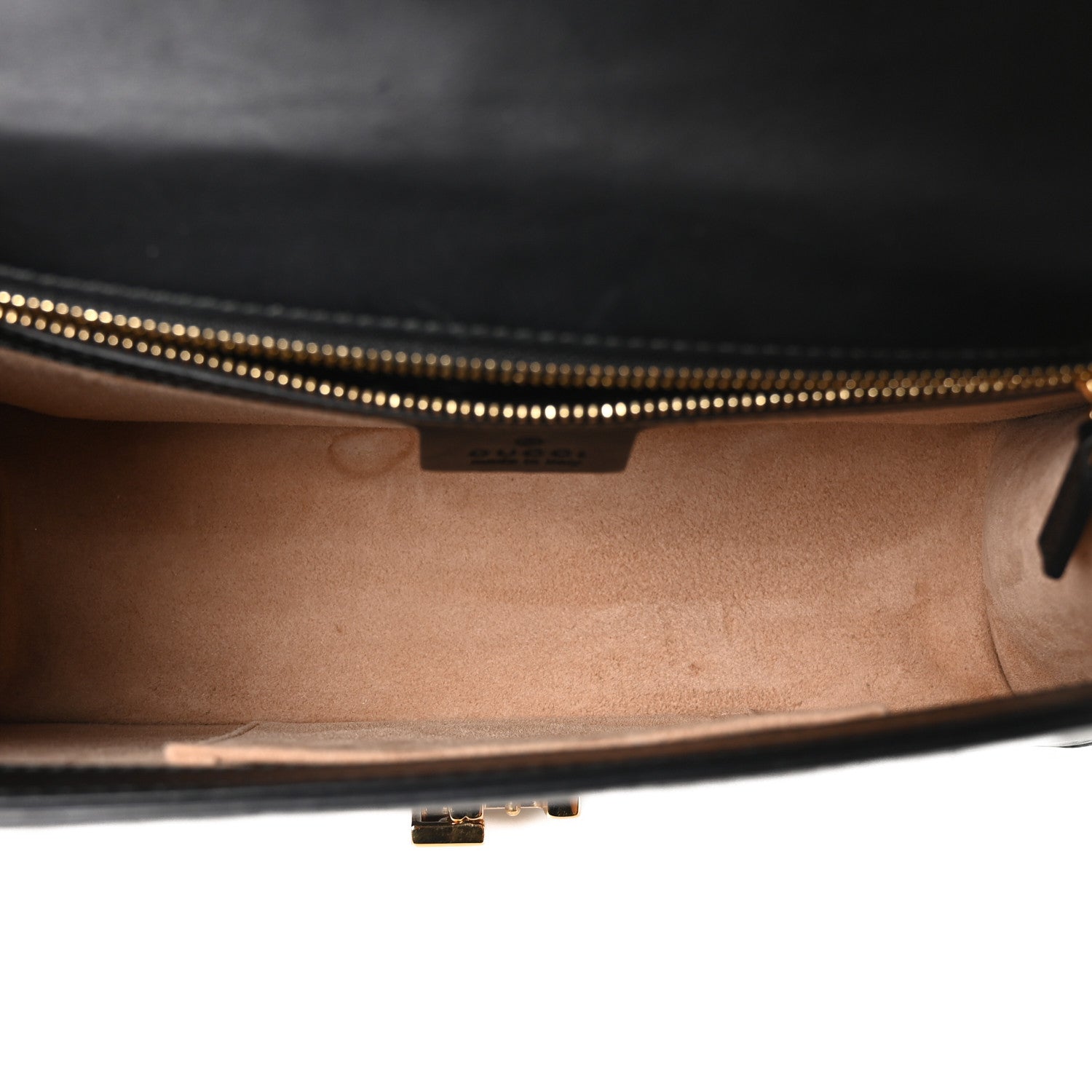 Gucci Calfskin Small Sylvie Shoulder Bag Black 5 of 10