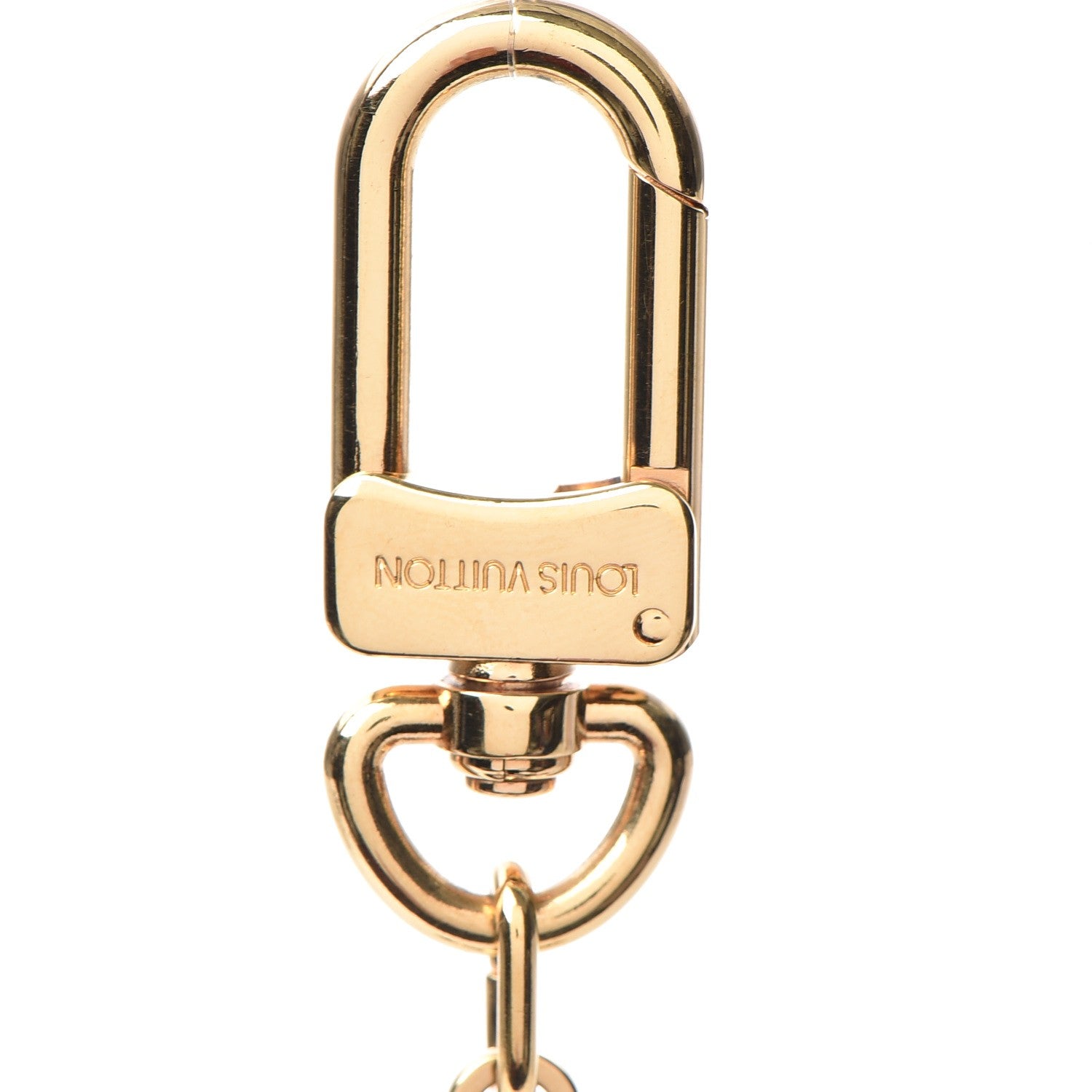 Louis Vuitton Pochette Extender Key Ring Gold 3 of 4