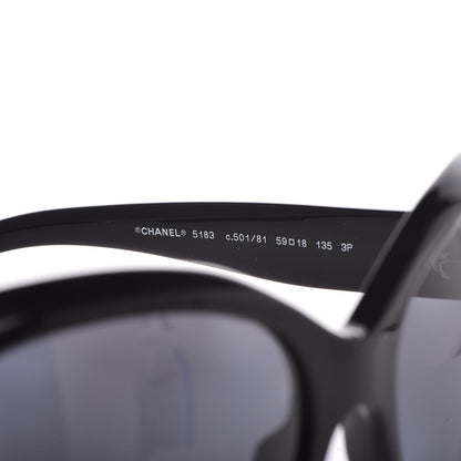 Chanel CC Sunglasses 5183 Black 6 of 7