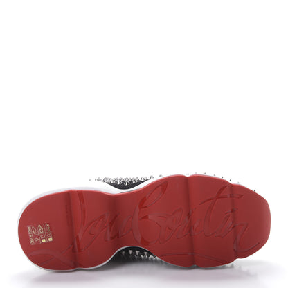 Christian Louboutin Neoprene Spike Sock Donna Flat Sneakers 36.5 Black 6 of 8