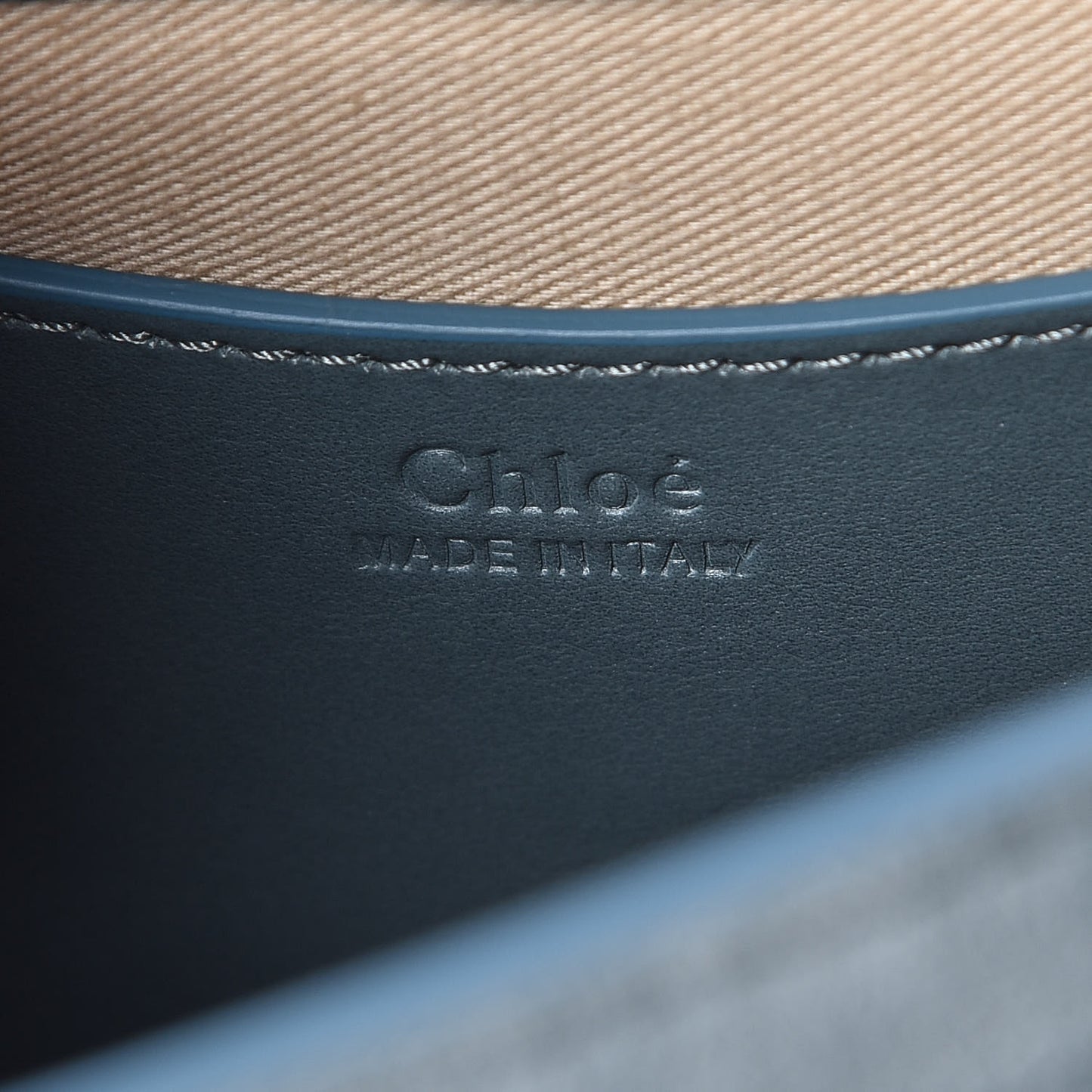 Calfskin Small Tess Bag Cloudy Blue