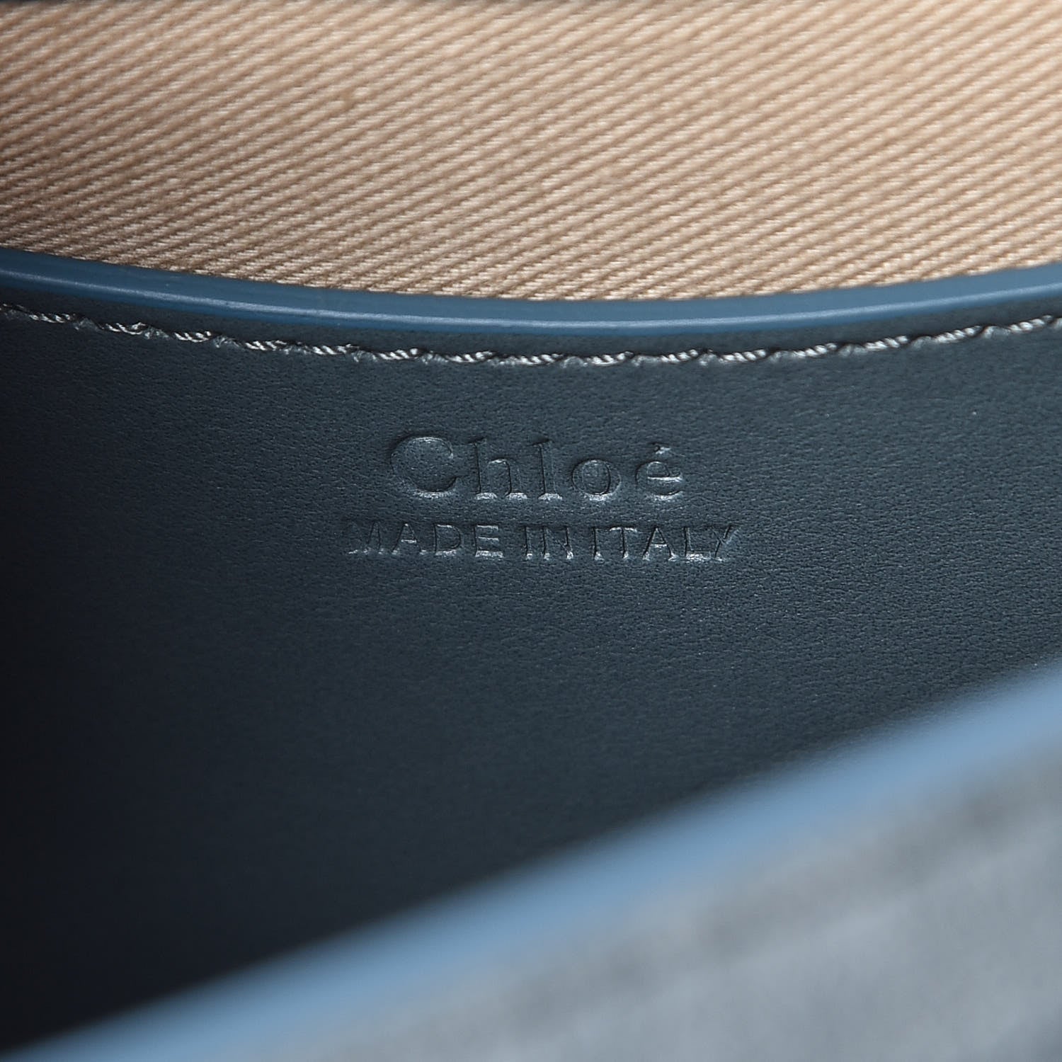 Chloe Calfskin Small Tess Bag Cloudy Blue 7 of 9