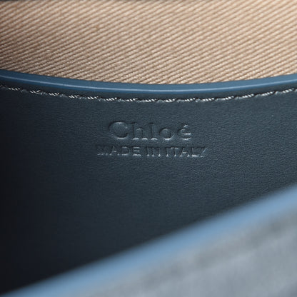 Chloe Calfskin Small Tess Bag Cloudy Blue 7 of 9