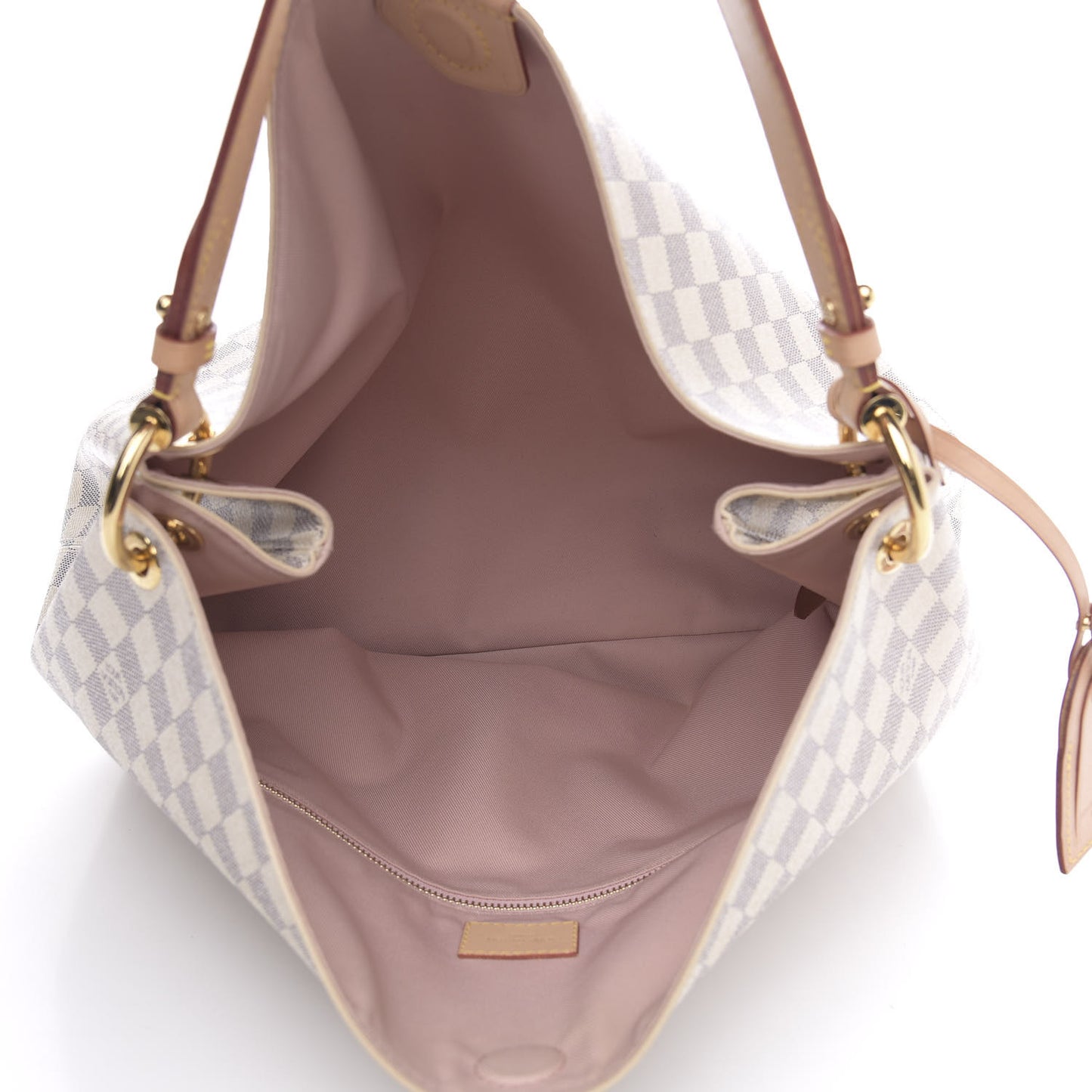 Damier Azur Graceful MM Rose Ballerine
