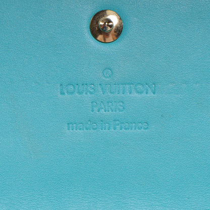 Louis Vuitton Vernis Sarah Wallet Blue Lagon 5 of 8