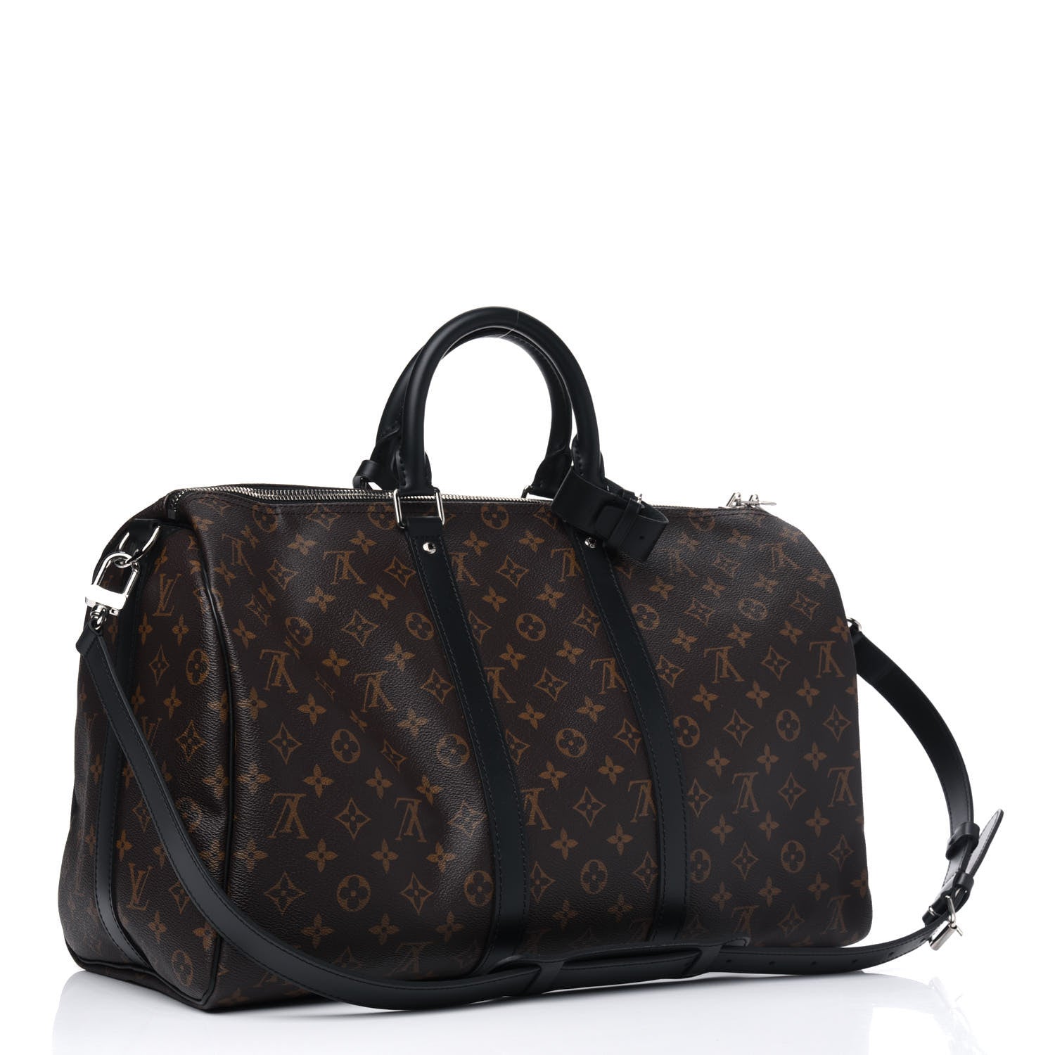 Louis Vuitton Monogram Macassar Keepall Bandouliere 45 2 of 4