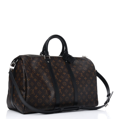 Louis Vuitton Monogram Macassar Keepall Bandouliere 45 2 of 4