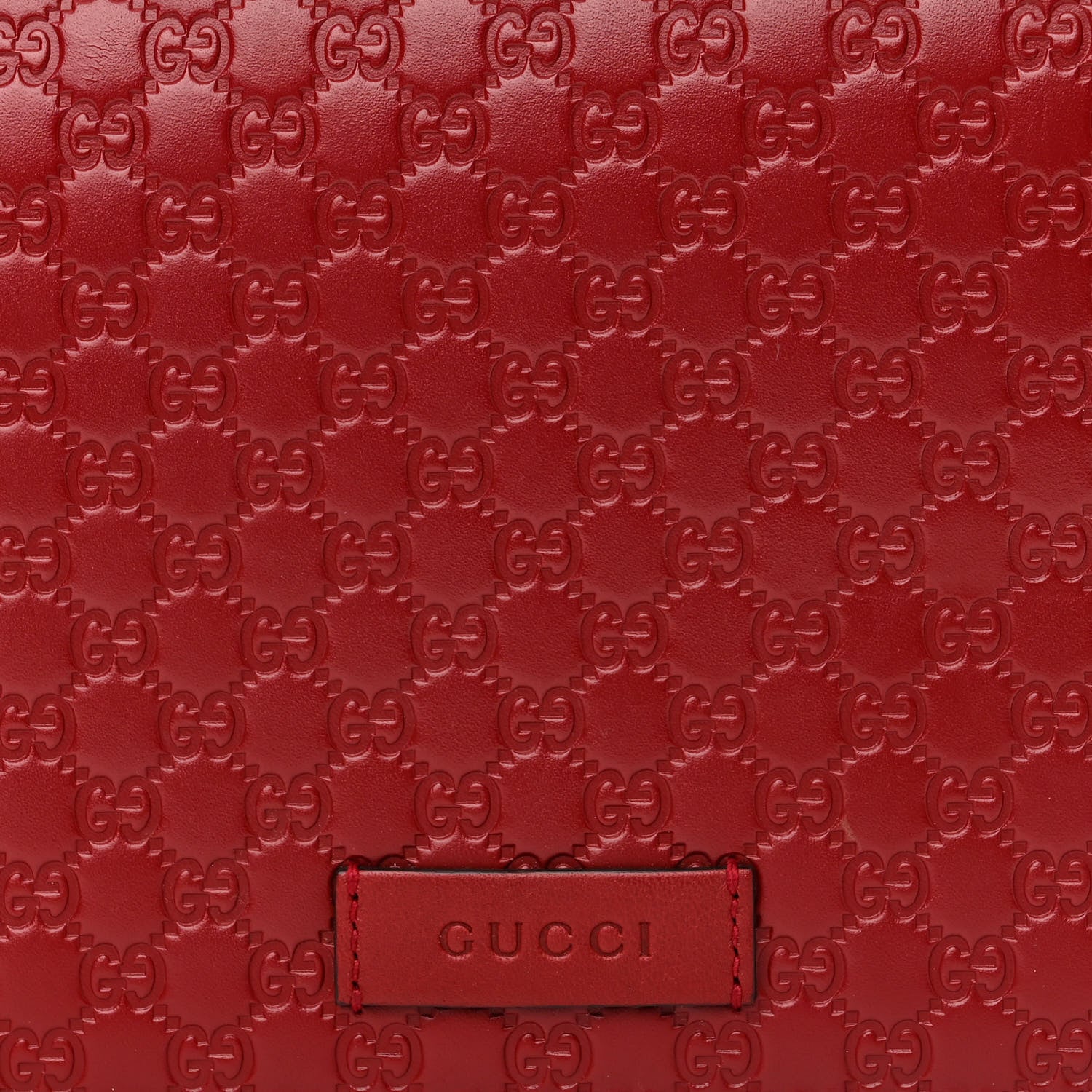 Gucci Microguccissima Crossbody Wallet Red 7 of 9