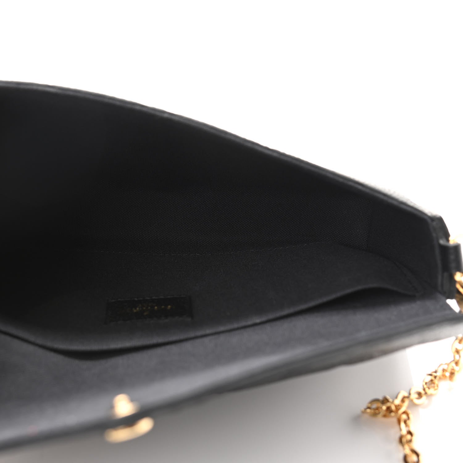 Louis Vuitton Empreinte Pochette Felicie Chain Wallet Black 6 of 11