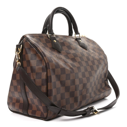 Louis Vuitton Damier Ebene Speedy Bandouliere 30 3 of 9