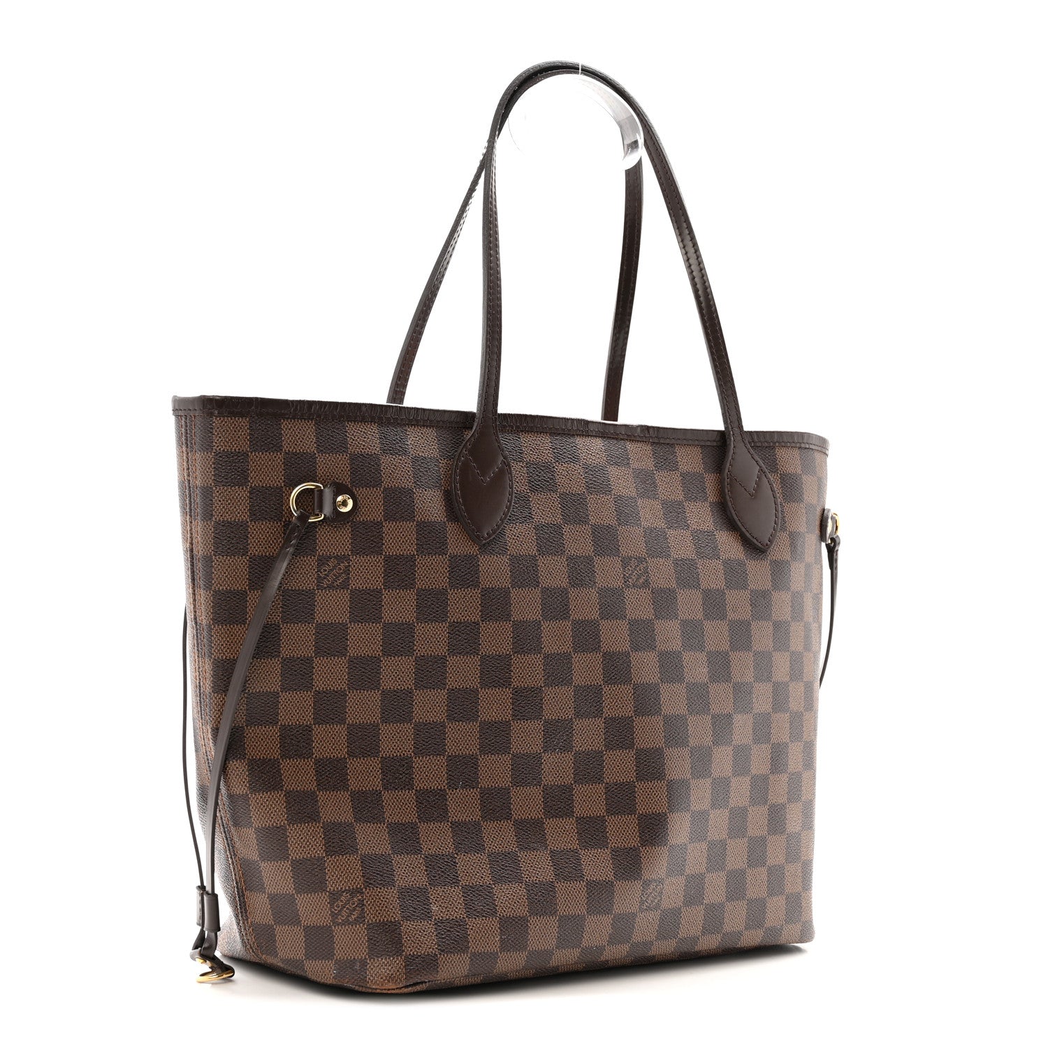 Louis Vuitton Damier Ebene Neo Neverfull MM Rose Ballerine 4 of 19