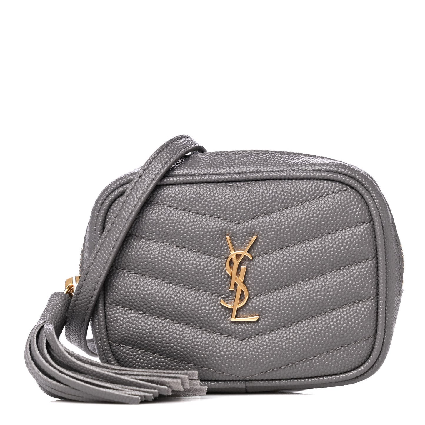 Grain De Poudre Matelasse Monogram Baby Lou Camera Bag Fog