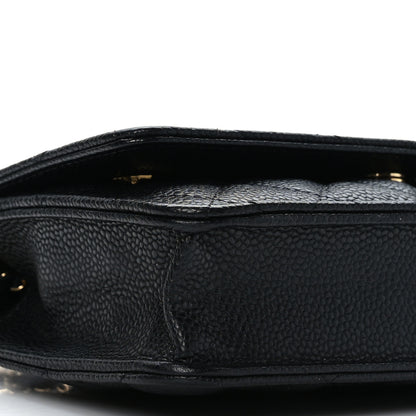 Chanel Caviar Quilted Wallet on Chain WOC Black 8 of 9