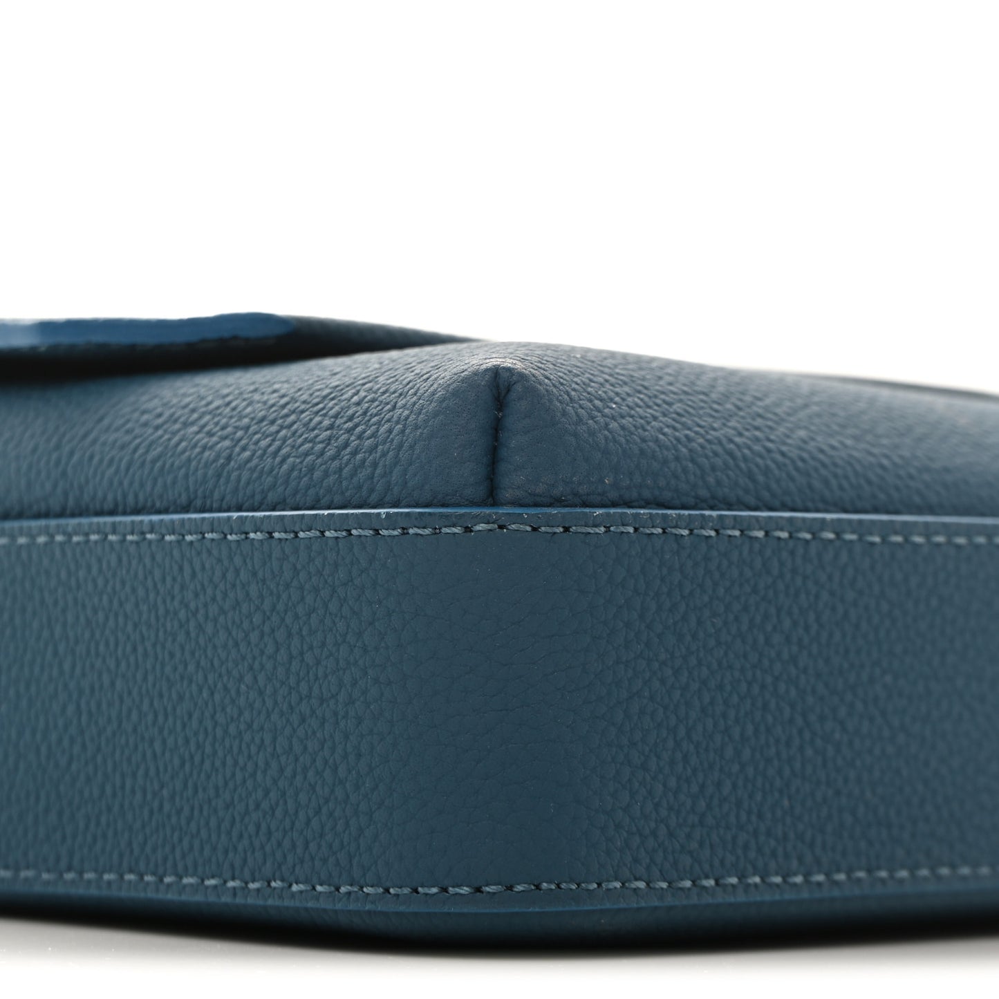 Calfskin Aerogram Fastline Messenger Bleu Atlantique