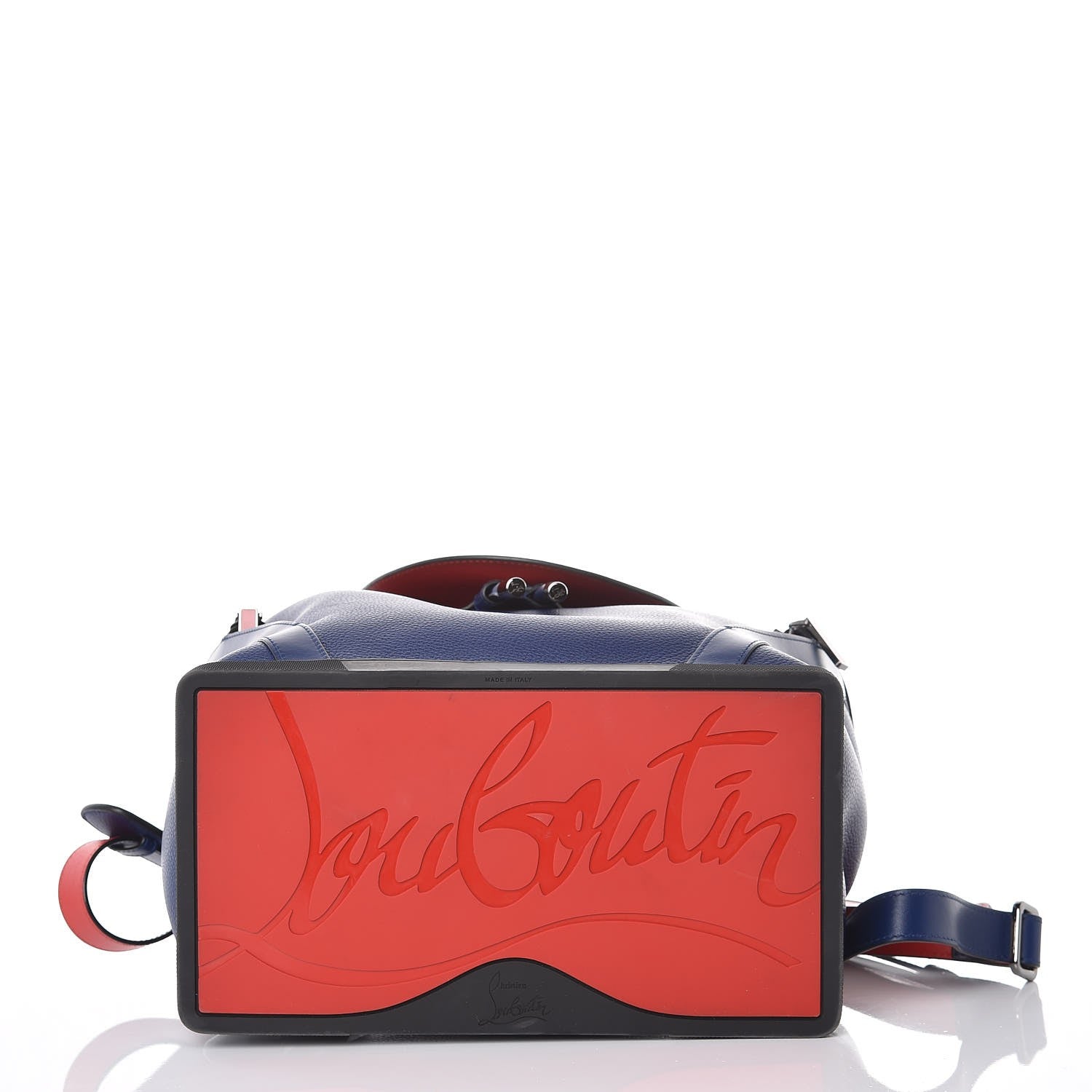 Christian Louboutin Calfskin Ecusson Explorafunk Backpack Blue 7 of 7