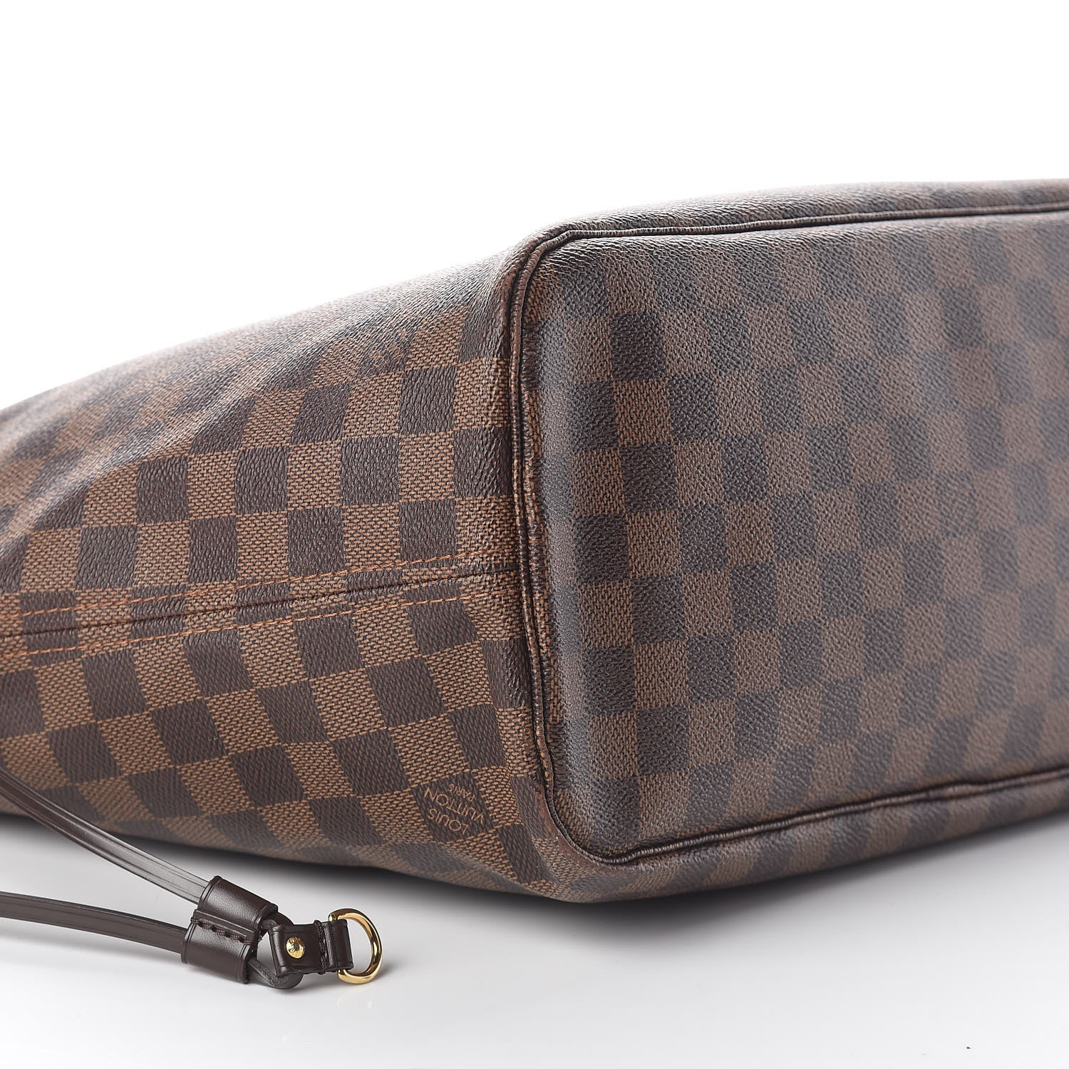 Louis Vuitton Damier Ebene Neo Neverfull MM Rose Ballerine 9 of 10
